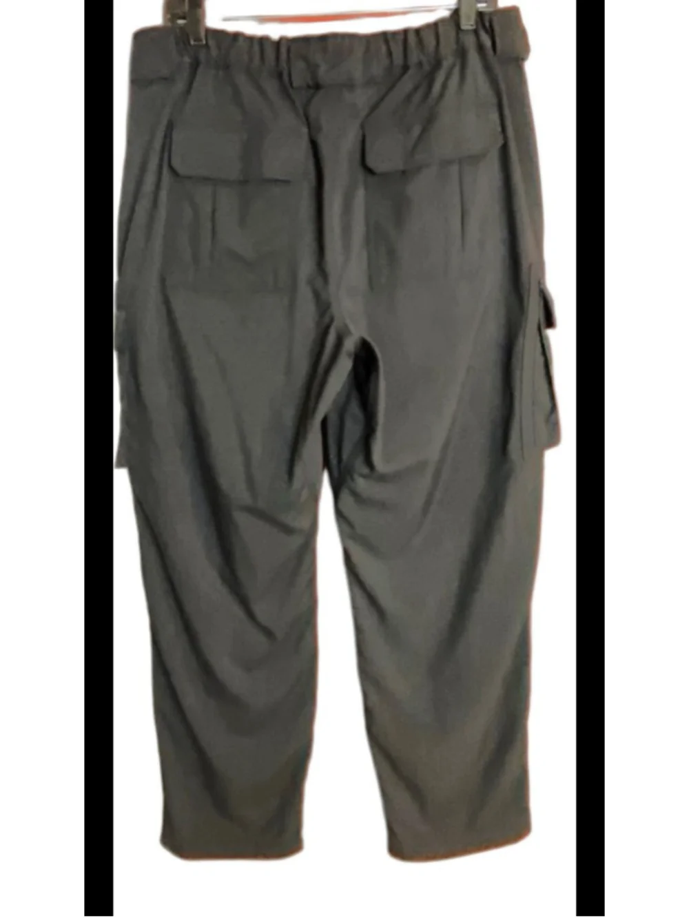 Duluth Trading Dry on the Fly Cargo Pants Mens Lx32 Black Nylon Hiking UPF
